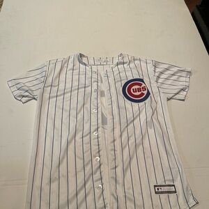 Genuine Merchandise White and Blue Cubs Jersey